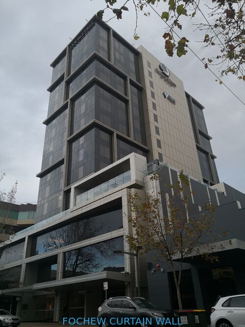 Unitized Curtain Wall Project for Hilton Northbridge, Australia