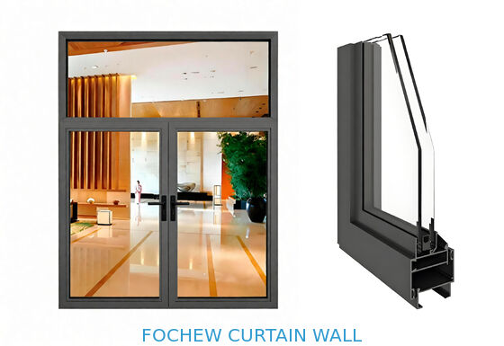 kopen GC38 Serie Zwarte Draairamen 1.2m-1.4mm Profiel Aluminium Draairamen online manufacture