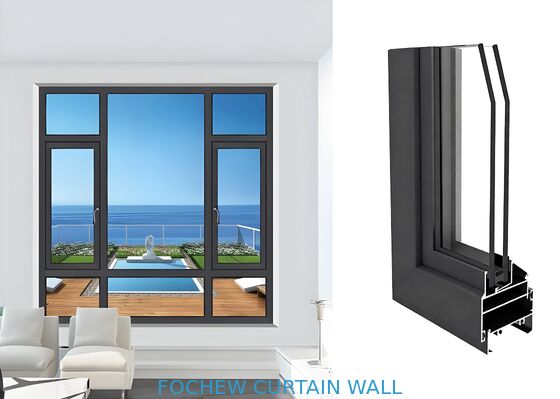 comprare Finestre a battente della serie GC50 con verniciatura a polvere in alluminio online manufacture