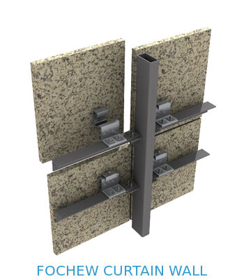 kopen Stenen vliesgevelsysteem Architecturale aluminium vliesgevelsystemen online manufacture